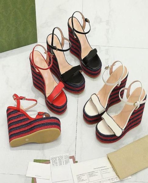 women039s leather high heeled sandals cplatform espadrille designer wedge woman shoes metal buckle parties 8cmand 13cm wed1846828, Black
women039s leather high heeled sandals cplatform espadrille designer wedge woman shoes metal buckle parties 8cmand 13cm wed1846828, Black