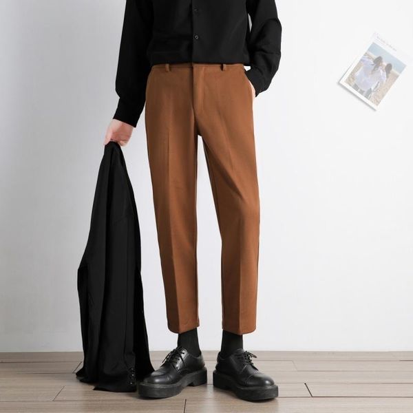 blazers autumn winter woolen suit pants men slim fashion society mens dress pants korean loose straight pants mens formal trousers, White;black
blazers autumn winter woolen suit pants men slim fashion society mens dress pants korean loose straight pants mens formal trousers, White;black