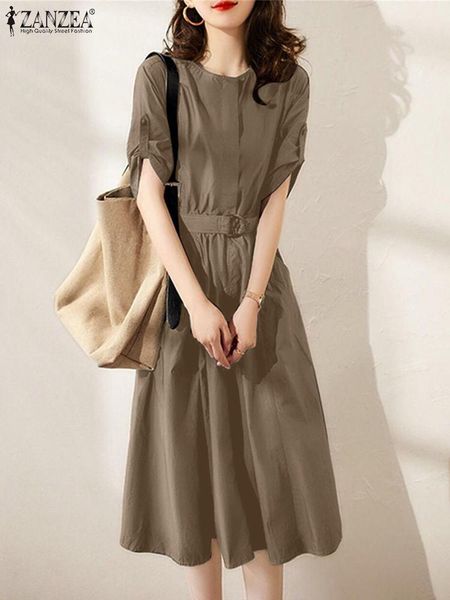 dresses 2022 zanzea summer elegant shirt dress women half sleeve ol work midi sundress robe femme fashion party solid vestidos kaftan, Black;gray
dresses 2022 zanzea summer elegant shirt dress women half sleeve ol work midi sundress robe femme fashion party solid vestidos kaftan, Black;gray