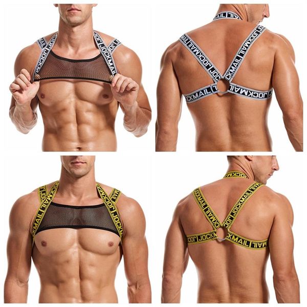 men body chest harness halter neck elastic with metal ring shoulder straps clubwear costume gay fetish bondage lingerie harness243k, Black;brown
men body chest harness halter neck elastic with metal ring shoulder straps clubwear costume gay fetish bondage lingerie harness243k, Black;brown