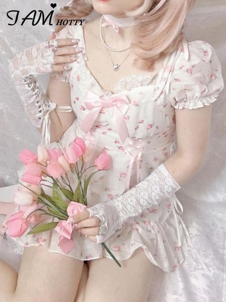 dresses iamy floral print kawaii dress white puff short sleeve lace patchwork aesthetic mini dresses laceup lolita style outfit y2k, Black;gray
dresses iamy floral print kawaii dress white puff short sleeve lace patchwork aesthetic mini dresses laceup lolita style outfit y2k, Black;gray