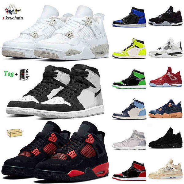 1 high og basketball shoes 1s women mens trainers with box jumpman 4 4s white oreo red thunder stage haze patent bred unc blue
1 high og basketball shoes 1s women mens trainers with box jumpman 4 4s white oreo red thunder stage haze patent bred unc blue