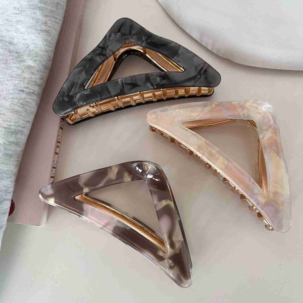 butterfly barrettes juneng grab advanced acetic acid shark clip simple and elegant triangle grab clip back head spoon hair clip headwear, Golden;silver
butterfly barrettes juneng grab advanced acetic acid shark clip simple and elegant triangle grab clip back head spoon hair clip headwear, Golden;silver