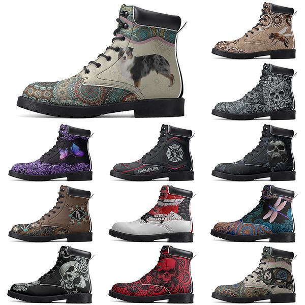 Diy Fashionable Versatile Outdoor Boots Non-slip Winter Comfortable Casual Customized Elevated Classsic Dark Gray Boots
Diy Fashionable Versatile Outdoor Boots Non-slip Winter Comfortable Casual Customized Elevated Classsic Dark Gray Boots