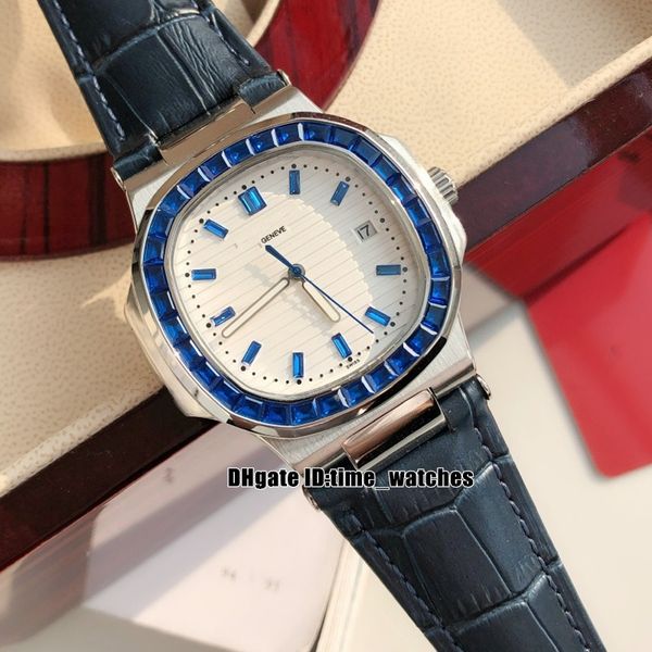 new gdf 5711/1a miyota 8215 automatic mens watch 5711/1 blue square diamond bezel white dial black leather strap watches 40mm, Slivery;brown
new gdf 5711/1a miyota 8215 automatic mens watch 5711/1 blue square diamond bezel white dial black leather strap watches 40mm, Slivery;brown