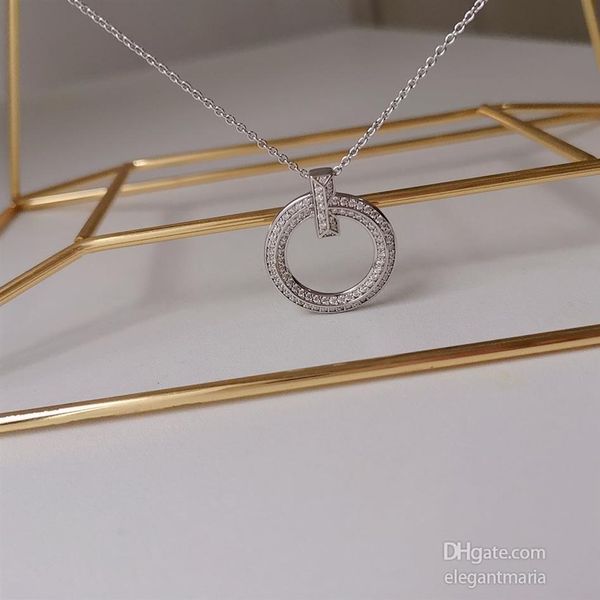 pendant necklace gold filled jewelry choker double row diamond hardware designer jewelry locket bangle watches women couple fashio291b, Silver
pendant necklace gold filled jewelry choker double row diamond hardware designer jewelry locket bangle watches women couple fashio291b, Silver
