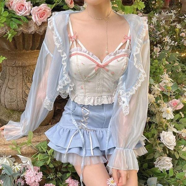 t-shirt houzhou cute floral bodycon camis summer corset women vintage fairycore lace bow patchwork slim sleeveless crop top, White
t-shirt houzhou cute floral bodycon camis summer corset women vintage fairycore lace bow patchwork slim sleeveless crop top, White
