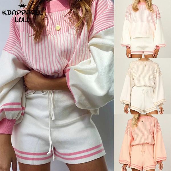 dress 2021 autumn winter women's twopiece suit sweater lantern long sleeve pullover and short pants set sweet girls teens spring, White
dress 2021 autumn winter women's twopiece suit sweater lantern long sleeve pullover and short pants set sweet girls teens spring, White