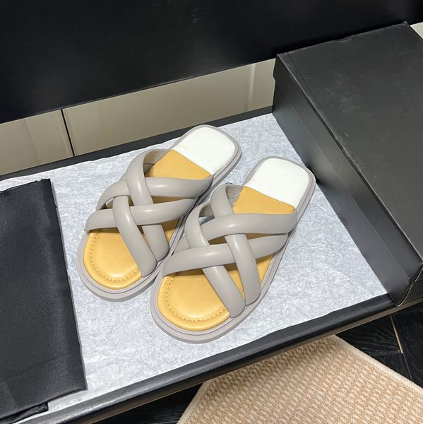 cross straps sandals luxury designer women slippers sandals sheep leather fashion holiday summer beach outdoor flat slides shoes with box hi, Black
cross straps sandals luxury designer women slippers sandals sheep leather fashion holiday summer beach outdoor flat slides shoes with box hi, Black