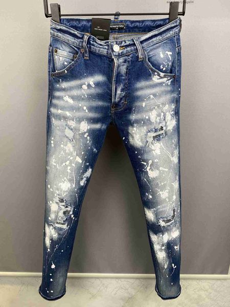 dsquared2 men's jeans mens luxury designer jeans skinny ripped cool guy causal hole denim fashion brand fit jeans men washed pants 6961, Blue
dsquared2 men's jeans mens luxury designer jeans skinny ripped cool guy causal hole denim fashion brand fit jeans men washed pants 6961, Blue