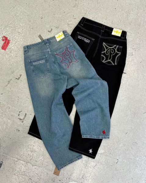 women's jeans high street trend american retro y2k printed letter pattern jeans for men and women loose straight wideleg pants casual 2, Blue
women's jeans high street trend american retro y2k printed letter pattern jeans for men and women loose straight wideleg pants casual 2, Blue