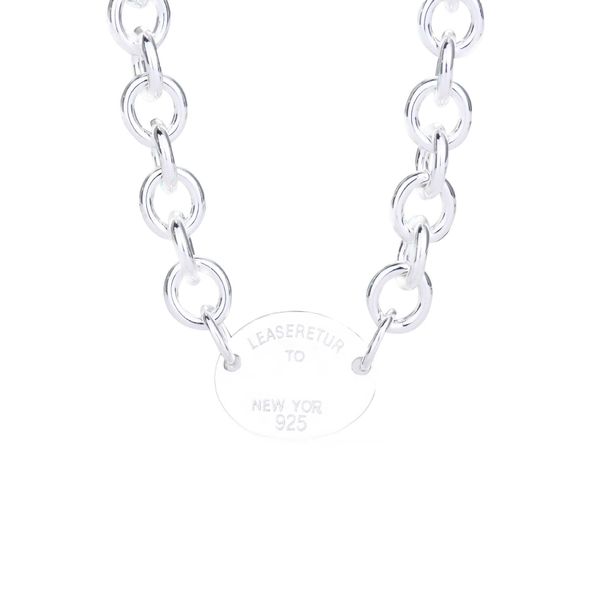 designertiffy egg shaped pendant necklace female cnc steel seal letter hanging tag ring thick chain clavicle pedicle couple bracelet, Black
designertiffy egg shaped pendant necklace female cnc steel seal letter hanging tag ring thick chain clavicle pedicle couple bracelet, Black