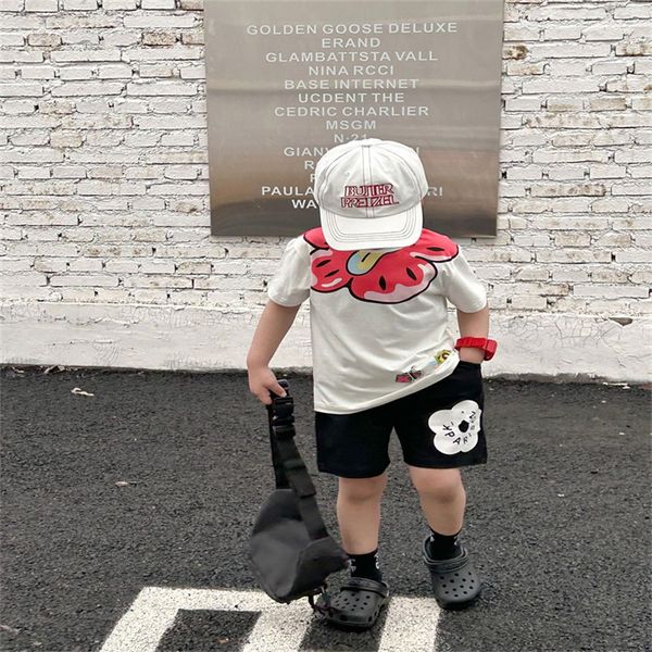 clothing sets children's suit polo t-shirt 2-piece rice designer summer clothes cartoon short sleeve t-shirt shorts 90cm-150cm a14, White
clothing sets children's suit polo t-shirt 2-piece rice designer summer clothes cartoon short sleeve t-shirt shorts 90cm-150cm a14, White