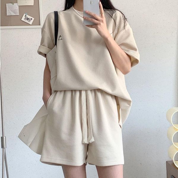 dress 2022 women short sleeve shirt with shorts good quality cotton material loose style two pieces sets ladies outfits clothes, White
dress 2022 women short sleeve shirt with shorts good quality cotton material loose style two pieces sets ladies outfits clothes, White