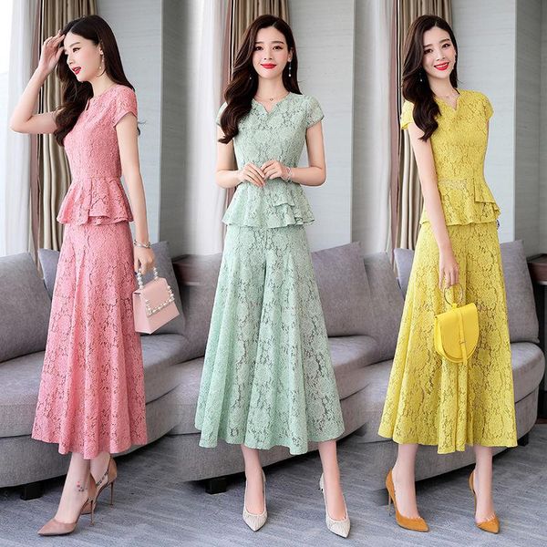 dress 2022 summer women shirt lace with ruffles + floral wide leg trousers long pant hollow out 2 piece set suit tracksuit z134, White
dress 2022 summer women shirt lace with ruffles + floral wide leg trousers long pant hollow out 2 piece set suit tracksuit z134, White
