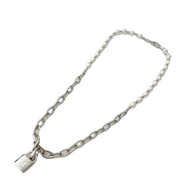designertiffy lock head chain pearl splice bracelet hip hop personalized versatile style multiple wearing methods can be made into necklaces, Black
designertiffy lock head chain pearl splice bracelet hip hop personalized versatile style multiple wearing methods can be made into necklaces, Black