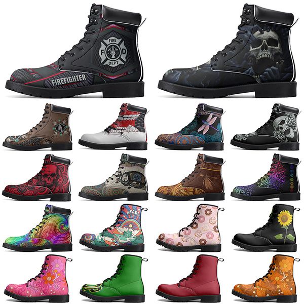 Diy Fashionable Versatile Outdoor Boots Non-slip Winter Comfortable Casual Customized Elevated Classsic Light carmine Totem Boots
Diy Fashionable Versatile Outdoor Boots Non-slip Winter Comfortable Casual Customized Elevated Classsic Light carmine Totem Boots