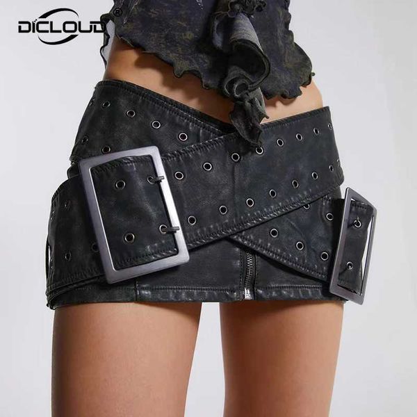 skirts ins gothic punk fashion black pu leather micro skirt women 2023 summer low wasit cross belt mini skirt vintage distressed skirts p230
skirts ins gothic punk fashion black pu leather micro skirt women 2023 summer low wasit cross belt mini skirt vintage distressed skirts p230