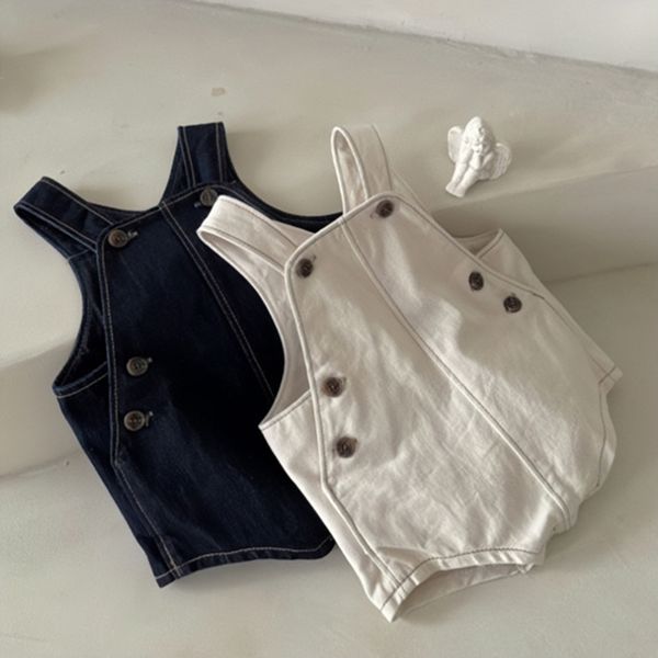 rompers 0 24m baby girl denim bodysuit for borns solid sleeveless playsuits spring summer cotton kids clothes boys overalls 230422, Blue
rompers 0 24m baby girl denim bodysuit for borns solid sleeveless playsuits spring summer cotton kids clothes boys overalls 230422, Blue