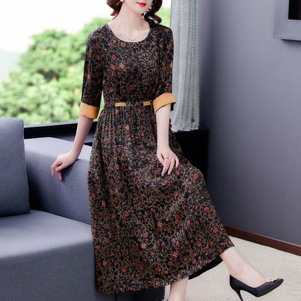 dresses 2023 vintage print black silk satin prom dress elegant women bodycon evening vestidos summer casual midi dresses, Black;gray
dresses 2023 vintage print black silk satin prom dress elegant women bodycon evening vestidos summer casual midi dresses, Black;gray