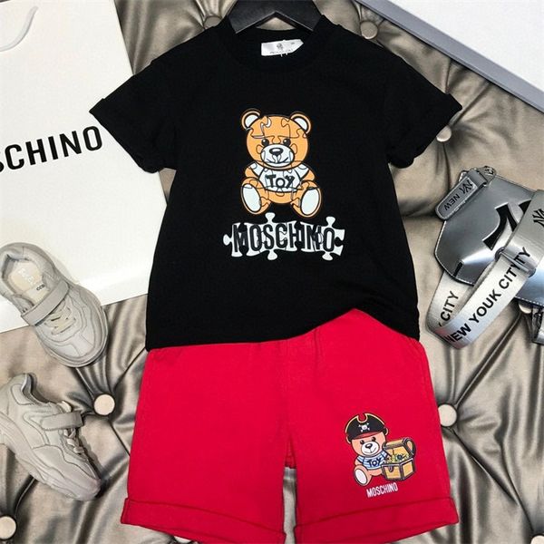 spring and summer trend designer clothing set children's clothing set girl boy clothing summer baby suit children's sports suit 2-, White
spring and summer trend designer clothing set children's clothing set girl boy clothing summer baby suit children's sports suit 2-, White
