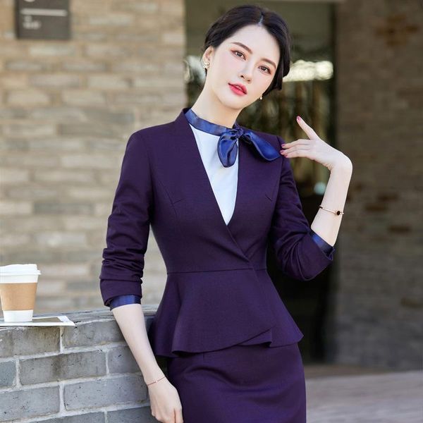 pants s4xl professional women's office suit skirt twopiece spring and autumn fashion solid color long sleeve jacket casual half body, White
pants s4xl professional women's office suit skirt twopiece spring and autumn fashion solid color long sleeve jacket casual half body, White