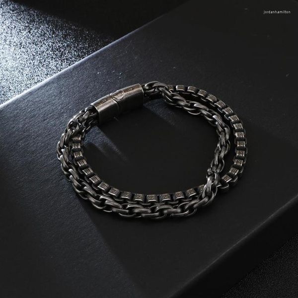 link chain man jewlery bracelets store 220 11mm stainless steel retro black double layer bracelet men jb119218-kfc262j
link chain man jewlery bracelets store 220 11mm stainless steel retro black double layer bracelet men jb119218-kfc262j