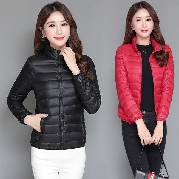leather winter women ultralight thin down jacket white duck down hooded jackets long sleeve warm coat parka female portable outwear, Black
leather winter women ultralight thin down jacket white duck down hooded jackets long sleeve warm coat parka female portable outwear, Black