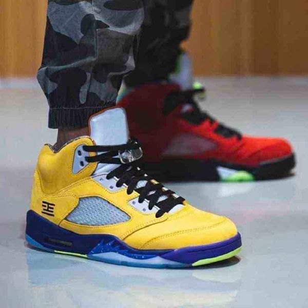 with box fashion what the 5 mens basketball shoes jumpman varsity maize ghost green solar ge 5s men sports trainers sneakers 7-13
with box fashion what the 5 mens basketball shoes jumpman varsity maize ghost green solar ge 5s men sports trainers sneakers 7-13