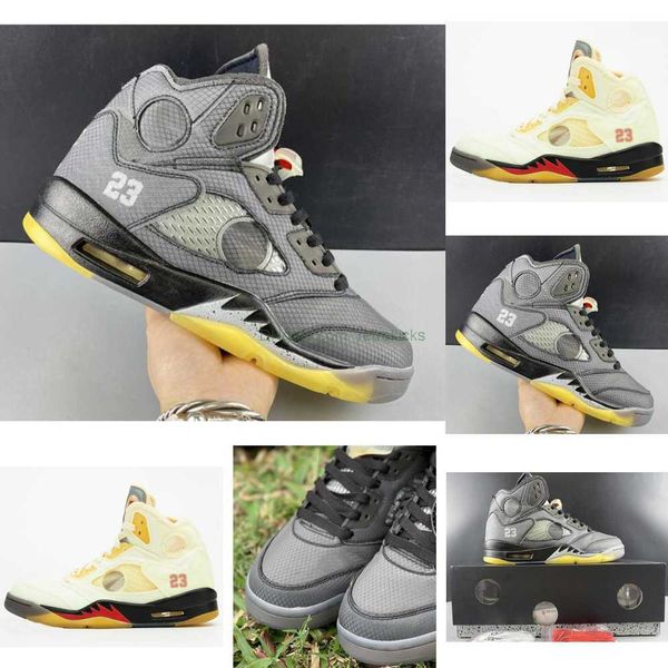 women men highest quality 5 sail cream black grey 3m reflective shoes 5s sports sneakers