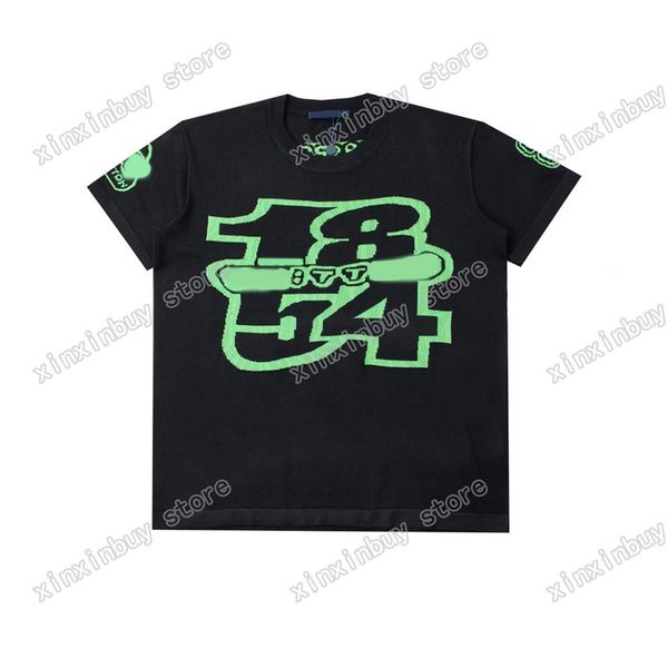 xinxinbuy men designer knitted tee t shirt paris letters 1854 print short sleeve cotton women white black green s-xl267u, Black;brown
xinxinbuy men designer knitted tee t shirt paris letters 1854 print short sleeve cotton women white black green s-xl267u, Black;brown