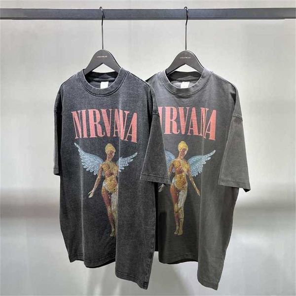20% off street fashion washed old rock band printed loose t-shirt for men and women vintage short sleeve, White;black
20% off street fashion washed old rock band printed loose t-shirt for men and women vintage short sleeve, White;black
