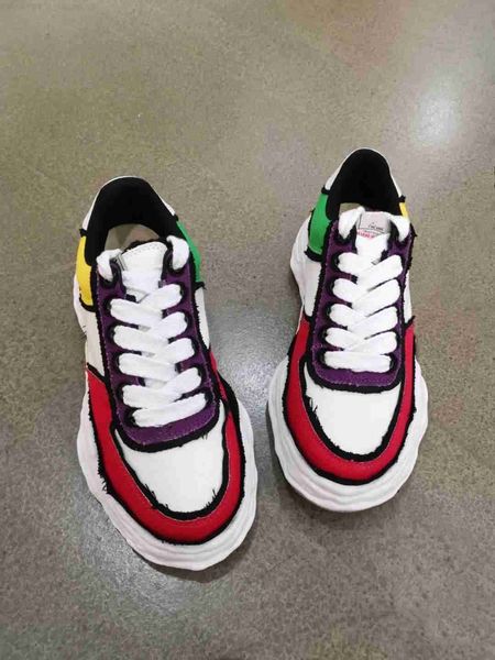co branded maison mihara yasuhiro dissolving shoes mmy men and women's raised, worn, open mouth laughing, trendy board shoes canvas, Black
co branded maison mihara yasuhiro dissolving shoes mmy men and women's raised, worn, open mouth laughing, trendy board shoes canvas, Black