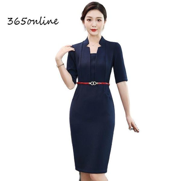 dresses formal ol styles slim hips dresses summer short sleeve for women business work wear mini dress beauty salon vestidos with belt, Black;gray
dresses formal ol styles slim hips dresses summer short sleeve for women business work wear mini dress beauty salon vestidos with belt, Black;gray