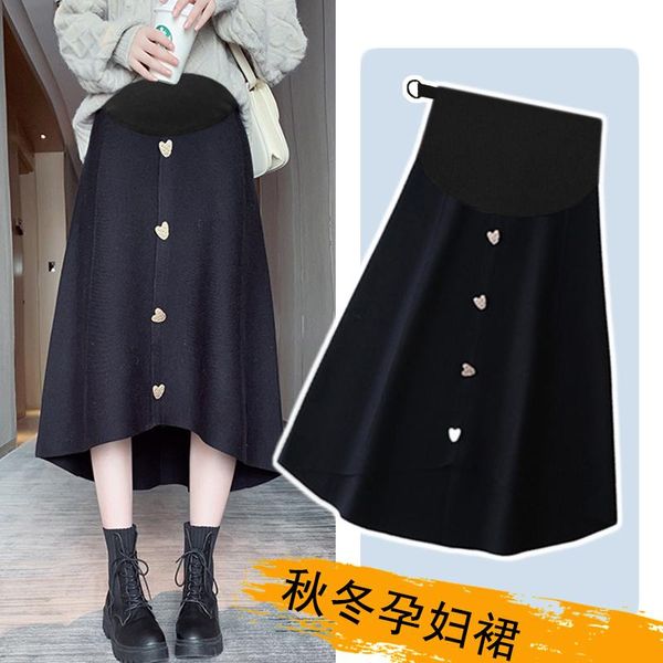 lounge 586# autumn winter dense woolen maternity skirts fashion a line loose skate belly ruffle clothes for pregnant women pregnancy, White
lounge 586# autumn winter dense woolen maternity skirts fashion a line loose skate belly ruffle clothes for pregnant women pregnancy, White