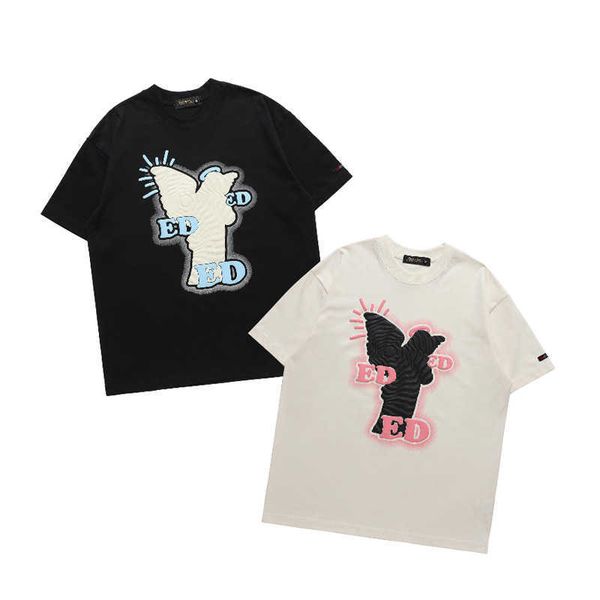 men and women t-shirtslawfoo china-chic brand men's street hair bubble angel print loose edition shoulder drop couple t-shirt fashion, White;black
men and women t-shirtslawfoo china-chic brand men's street hair bubble angel print loose edition shoulder drop couple t-shirt fashion, White;black