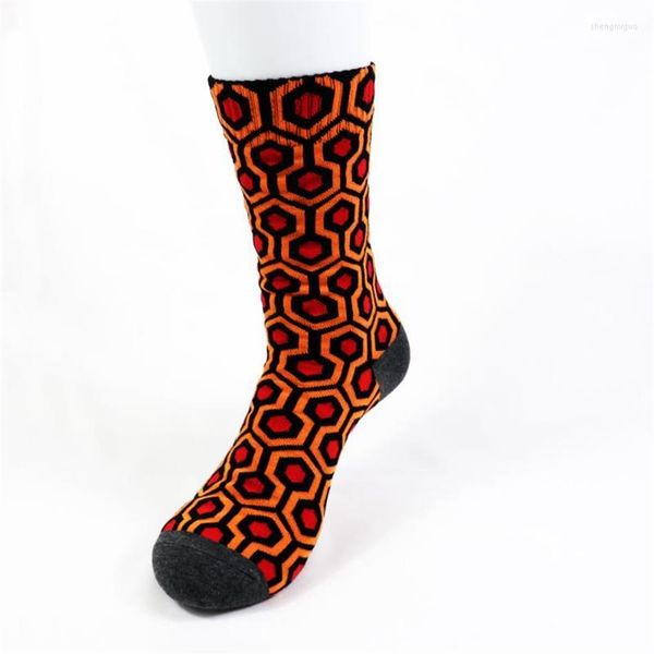 men's socks men's overlook el the shining carpet cult movie streetwear men cotton hexagon pattern socksmen's265l, Black
men's socks men's overlook el the shining carpet cult movie streetwear men cotton hexagon pattern socksmen's265l, Black