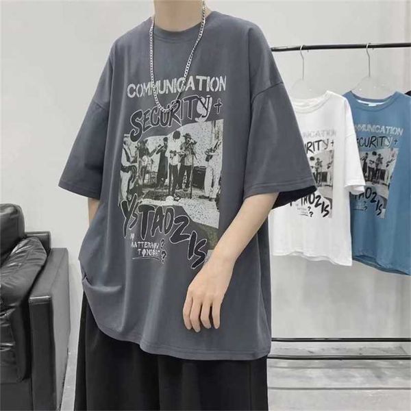22% off short sleeved men's summer casual street round neck loose fashion large half sleeve t-shirt, White;black
22% off short sleeved men's summer casual street round neck loose fashion large half sleeve t-shirt, White;black