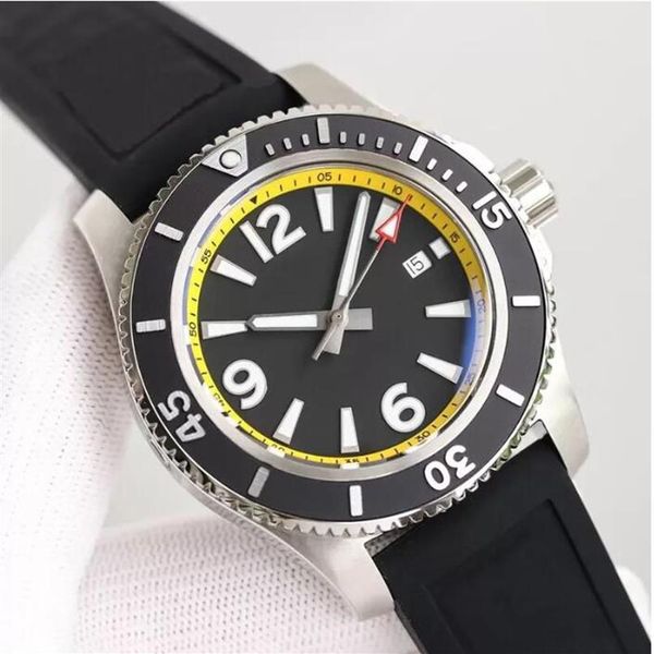 breit super-ocean 46mm dial stainless steel rotating bezel mens watch automatic mechanical rubber band watch luminous wristwatches230e, Slivery;brown
breit super-ocean 46mm dial stainless steel rotating bezel mens watch automatic mechanical rubber band watch luminous wristwatches230e, Slivery;brown