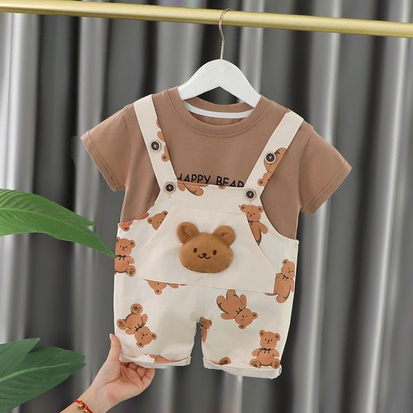 clothing sets boys and girls clothes baby cute bears decoration summer cool cutting shorts braces two pcs set 230422, White
clothing sets boys and girls clothes baby cute bears decoration summer cool cutting shorts braces two pcs set 230422, White