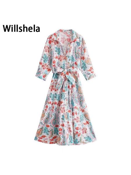 dresses willshela women fashion with belt printed single breasted midi dress vintage lapel neck three quarter sleeves female dresses, Black;gray
dresses willshela women fashion with belt printed single breasted midi dress vintage lapel neck three quarter sleeves female dresses, Black;gray