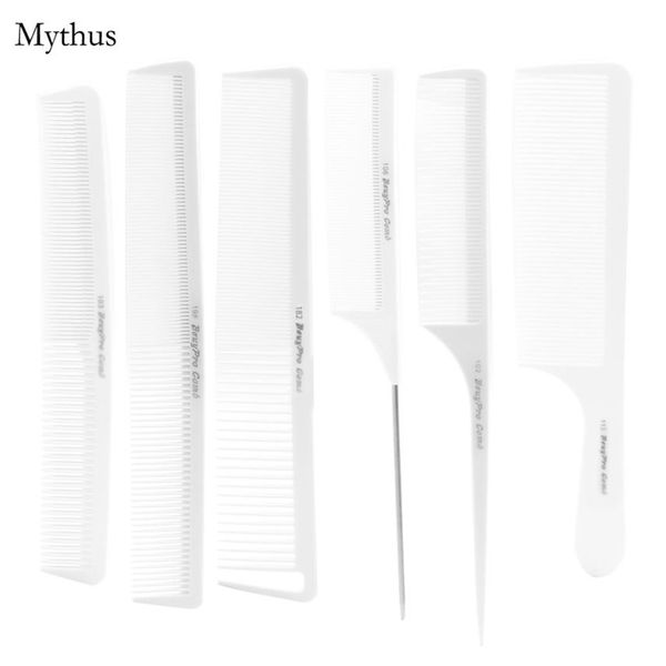 beauty-pro hairdressing comb set professonal salon barbers hairstyling comb 6pcs lot white carbon comb in good quality2937, Silver
beauty-pro hairdressing comb set professonal salon barbers hairstyling comb 6pcs lot white carbon comb in good quality2937, Silver