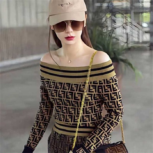 20% off wei mingxing same style collar long sleeve letter knitwear women's spring and autumn shoulder pullover hair clothes, White;black
20% off wei mingxing same style collar long sleeve letter knitwear women's spring and autumn shoulder pullover hair clothes, White;black
