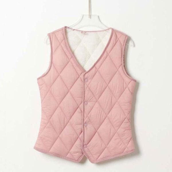 vests autumn thermal vest women waistcoat winter plush vest female sleeveless jacket women quilted vest for women 2021, Black;white
vests autumn thermal vest women waistcoat winter plush vest female sleeveless jacket women quilted vest for women 2021, Black;white