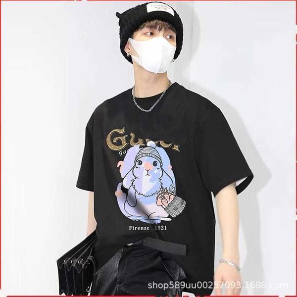 24% off spring/summer xiaozhongchao short sleeve ins fashion cartoon rabbit round neck casual versatile, White
24% off spring/summer xiaozhongchao short sleeve ins fashion cartoon rabbit round neck casual versatile, White