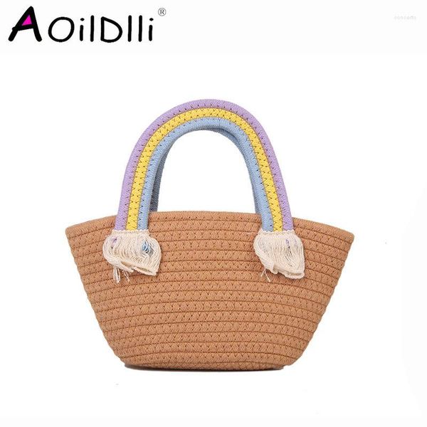 shoulder bags small straw tote bag for girls teens rainbow handbag beach fashion accessories women all-match
shoulder bags small straw tote bag for girls teens rainbow handbag beach fashion accessories women all-match