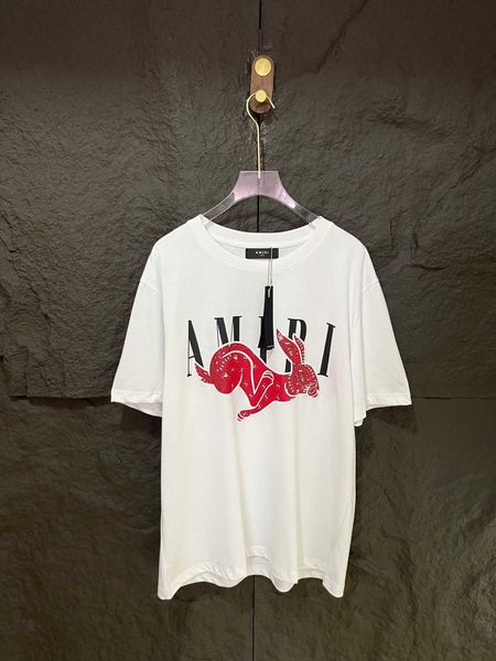 designer clothing tees tshirt amiiri summer short sleeve round neck cotton versatile casual rabbit pattern letter print t-shirt luxury casua, White;black
designer clothing tees tshirt amiiri summer short sleeve round neck cotton versatile casual rabbit pattern letter print t-shirt luxury casua, White;black