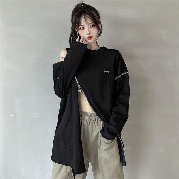 t-shirt deeptown harajuku gothic women t shirts grunge punk oversized streetwear hip hop off shoulder korean fashion shirts y2k top, White
t-shirt deeptown harajuku gothic women t shirts grunge punk oversized streetwear hip hop off shoulder korean fashion shirts y2k top, White