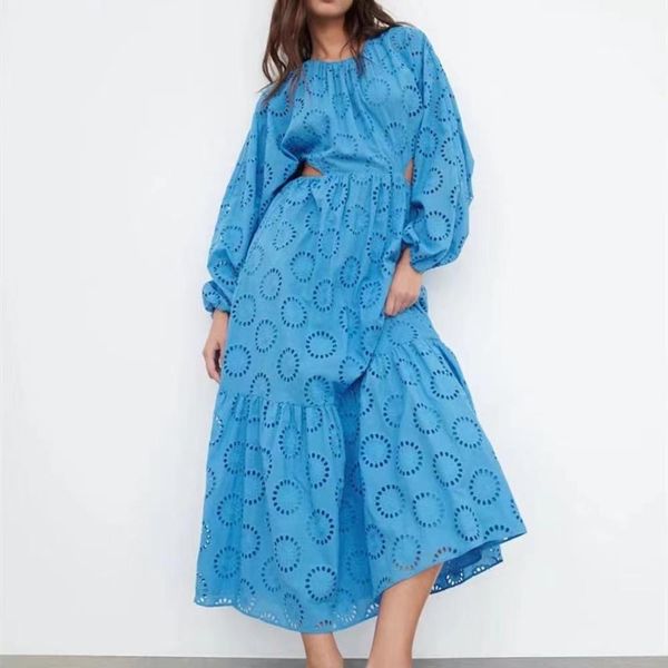 dresses za 2022 summer embroidery dress women hollow out backless long sleeve elastic waist party robe dresses vestido de mujer, Black;gray
dresses za 2022 summer embroidery dress women hollow out backless long sleeve elastic waist party robe dresses vestido de mujer, Black;gray
