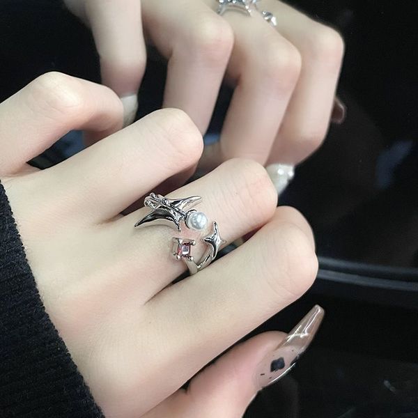 band rings couple rings light luxury french star universe ring female zircon niche design senior feeling new tide of fashion and personality, Silver
band rings couple rings light luxury french star universe ring female zircon niche design senior feeling new tide of fashion and personality, Silver